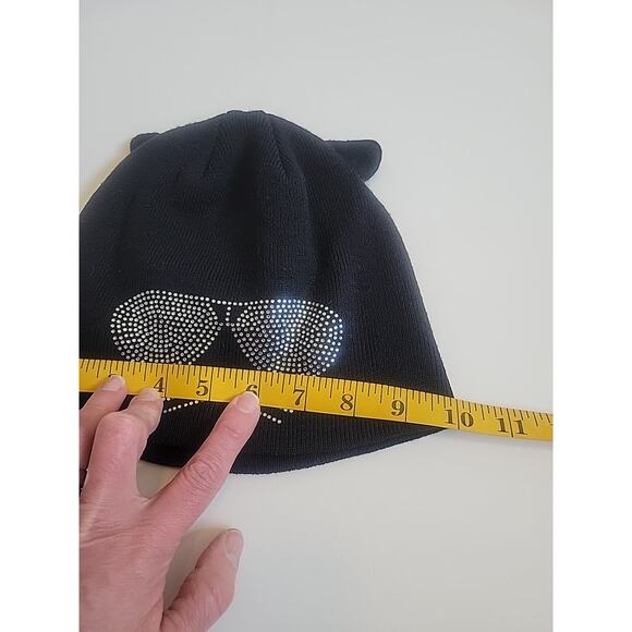 Karl Lagerfeld Paris Cool Cat Beanie Hat With Ears - Picture 8 of 9